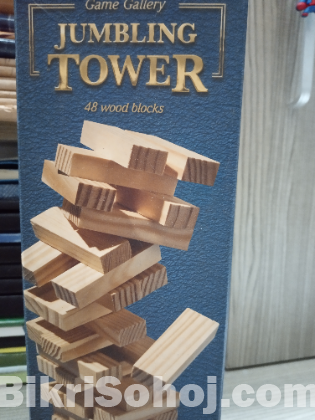 Jumbling tower(wood blocks)